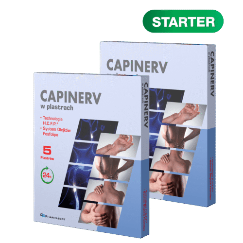 ZESTAW STARTOWY – 2 x CAPINERV w plastrach